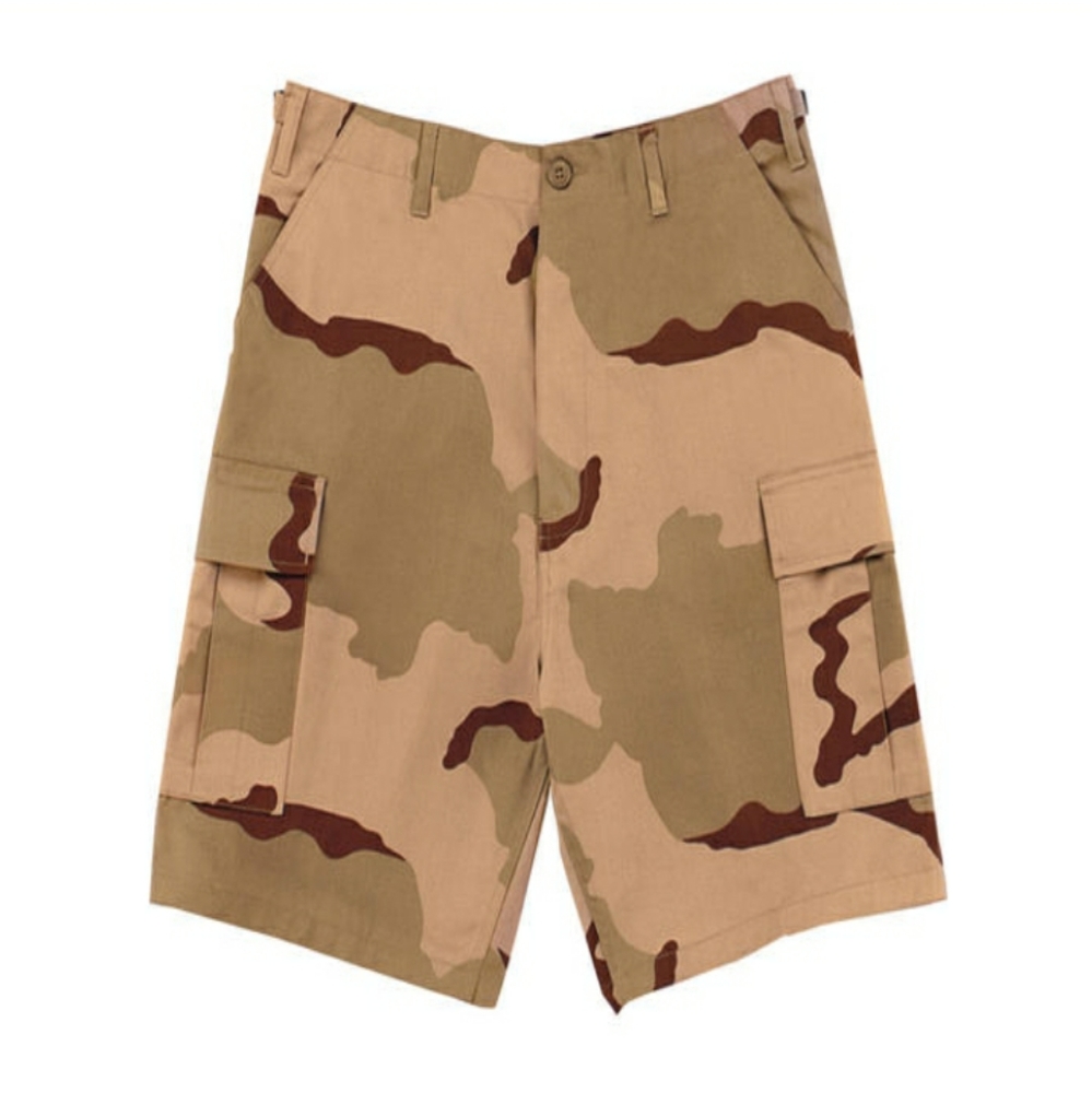 Rothco tri-color desert camouflage cargo shorts